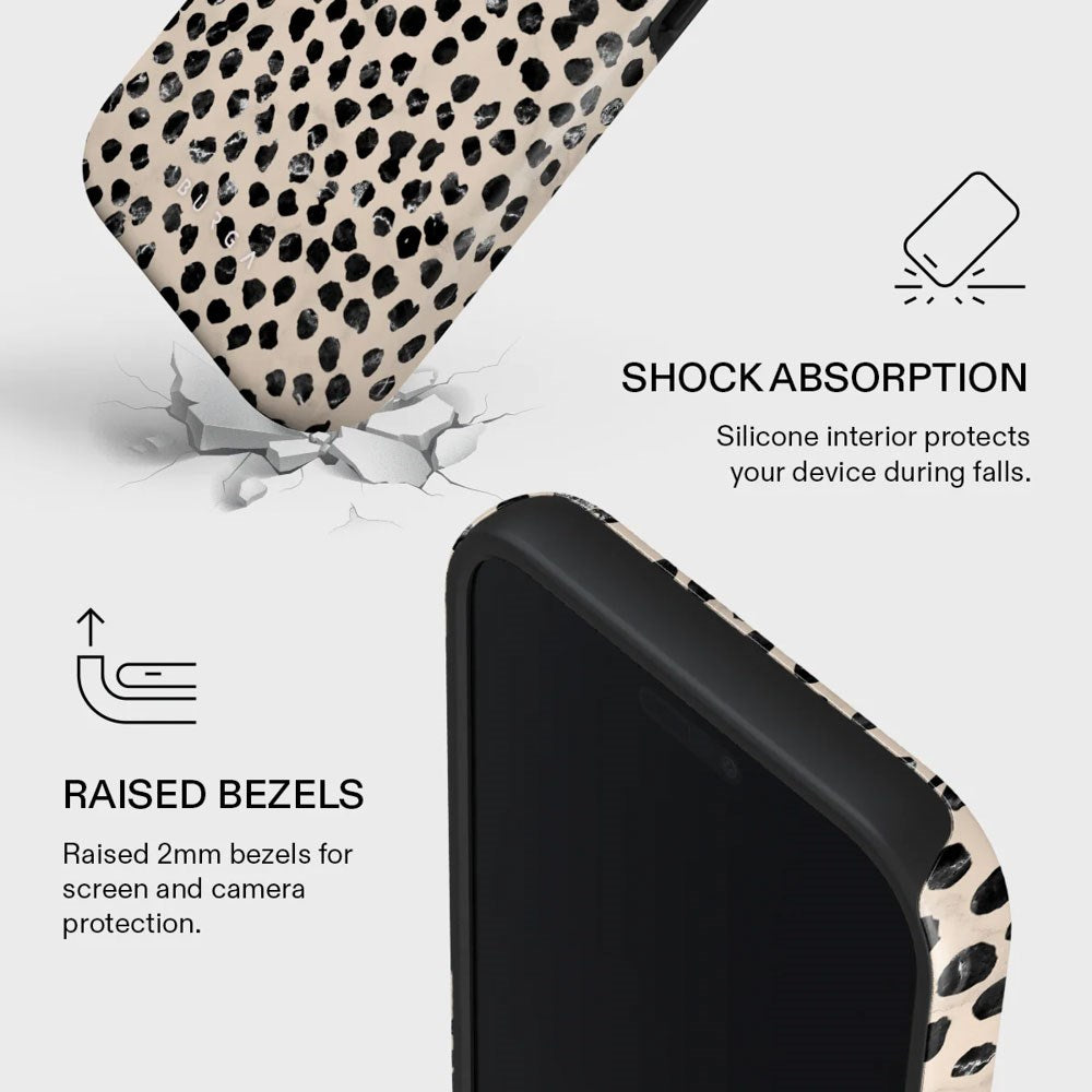 iPhone 17 Pro Max Burga Tough Fashion Cover - MagSafe Kompatibel - Almond Latte