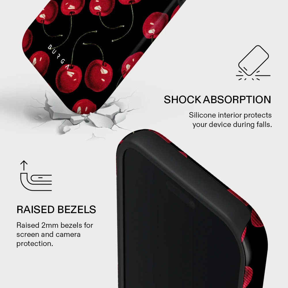 iPhone 17 Pro Burga Tough Fashion Cover - MagSafe Kompatibel - Cherrybomb