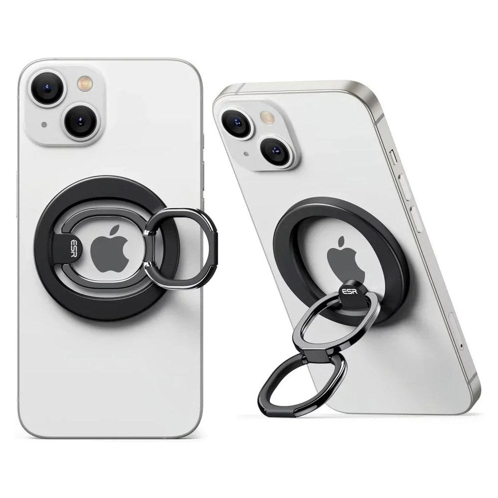 Halolock ESR MagSafe Kompatibel Magnetisk Finger Ring - Sort