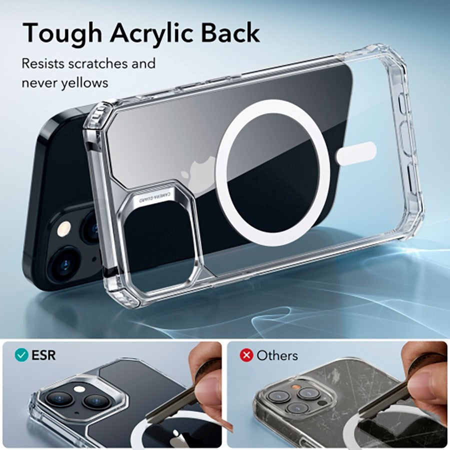 ESR iPhone 15 Plus Air Armor Halolock Bagside Cover - MagSafe Kompatibel - Gennemsigtig