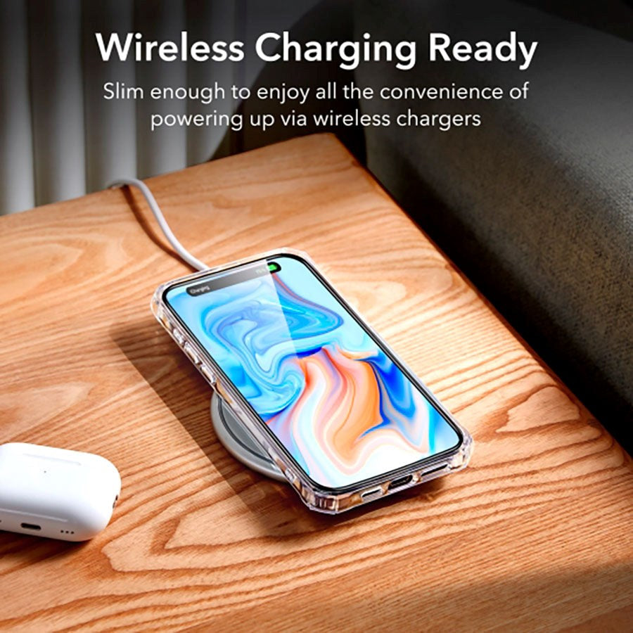 ESR iPhone 15 Bagside Cover Air Armor Clear Hard Case - Gennemsigtig