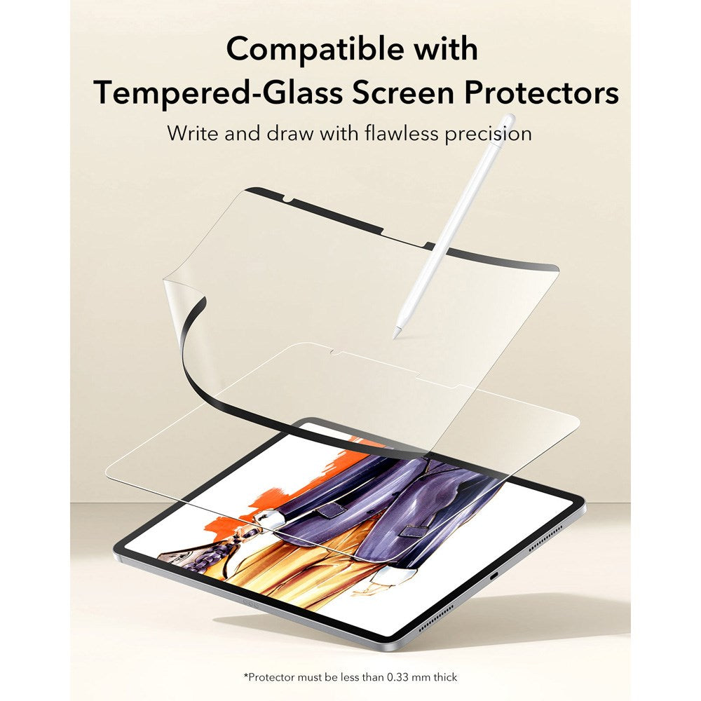 ESR iPad 11" (2025) / 10.9" (2024 / 2022) Papir Skærmbeskyttelse - Mat / Gennemsigtig