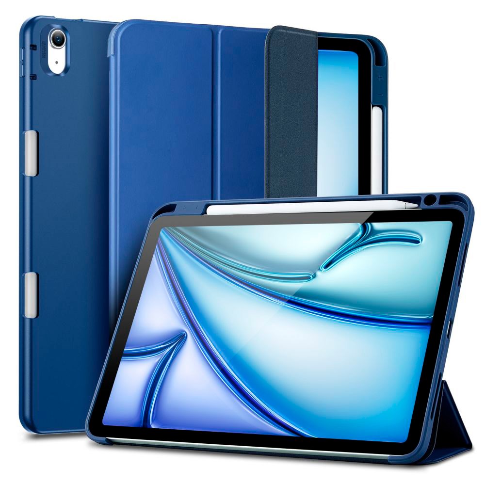 ESR iPad Air 10.9-11" (2025-2020) Rebound Case Med Apple Pencil Holder - Blå