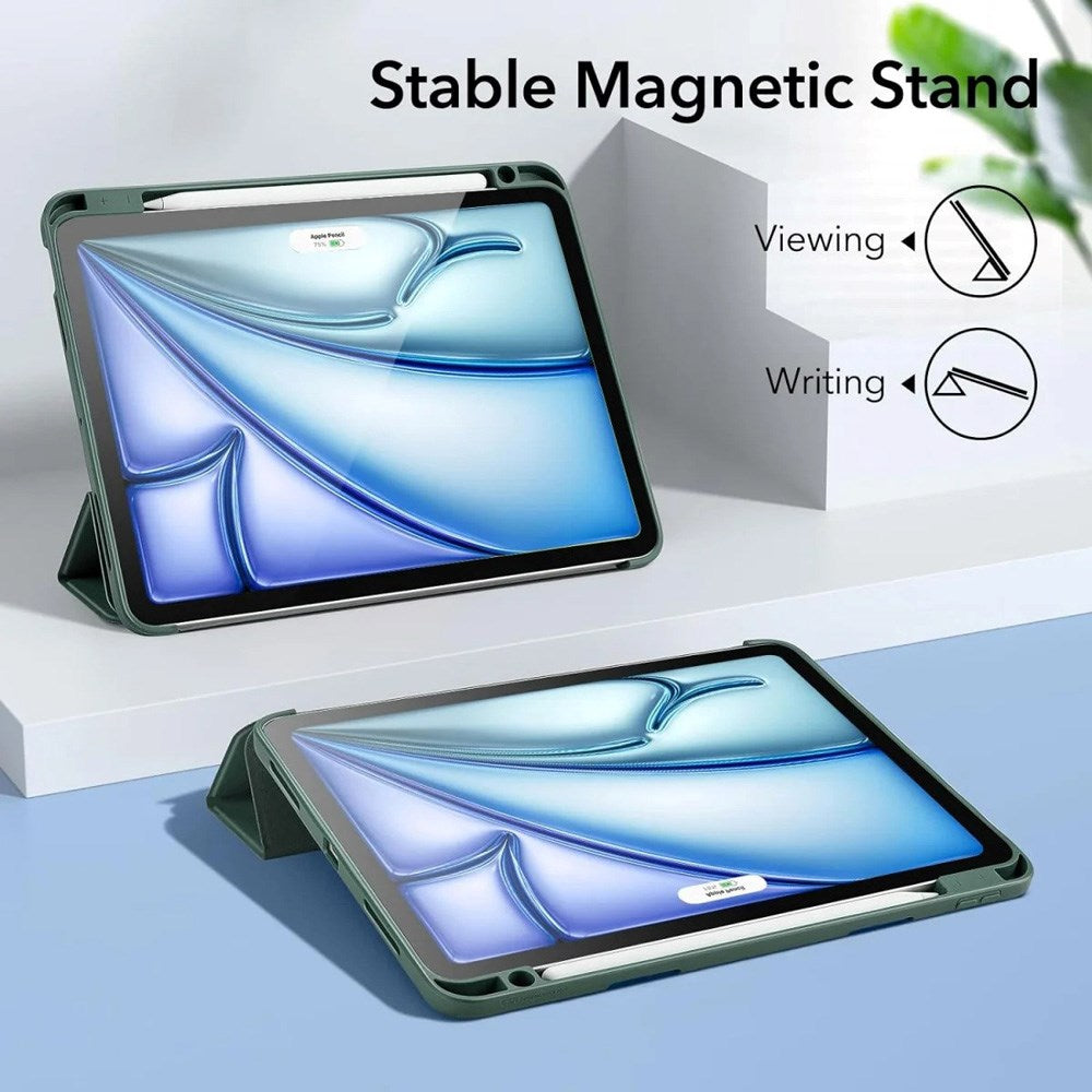 ESR iPad Air 11" (2025 / 2024) / Air 10.9" (2022 / 2020) Rebound Flip Cover - Grøn