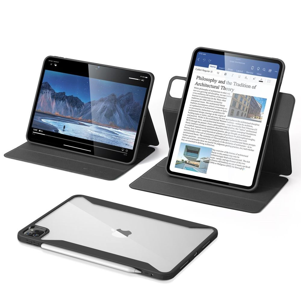 ESR iPad Pro 11" (2025 / 2024) Rebound Hybrid Flip Cover - Sort