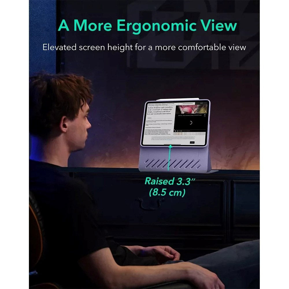 ESR iPad Air 13" (2025 / 2024) Shift Flip Cover - Lilla