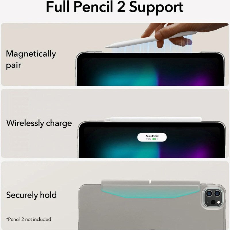 ESR iPad Pro 11" (2025 / 2024) Ascend Tri-Fold Cover - Grå