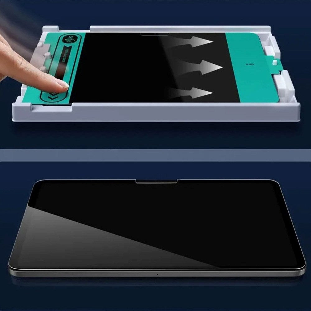 ESR iPad Air 11" (2025 / 2024) Skærmbeskyttelsesglas - m. Monteringsramme - 2 Stk. - Gennemsigtig