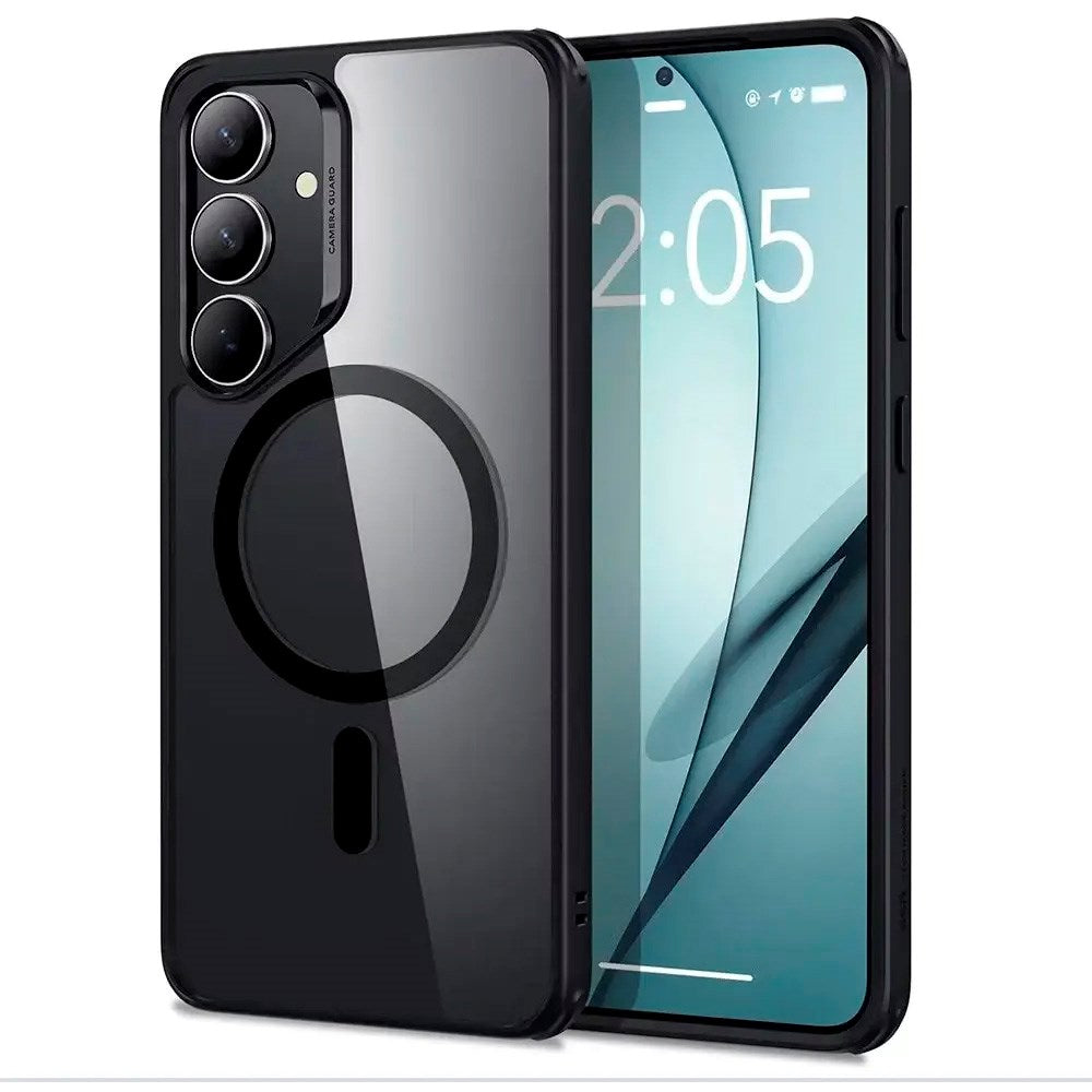 ESR - Samsung Galaxy S25+ (Plus) - Classic Hybrid Cover - MagSafe Kompatibel - Gennemsigtig / Sort