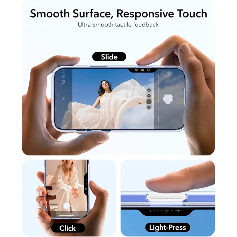 ESR - iPhone 16 Plus - Classic Hybrid Cover m. Kickstand - MagSafe Kompatibel - Gennemsigtig