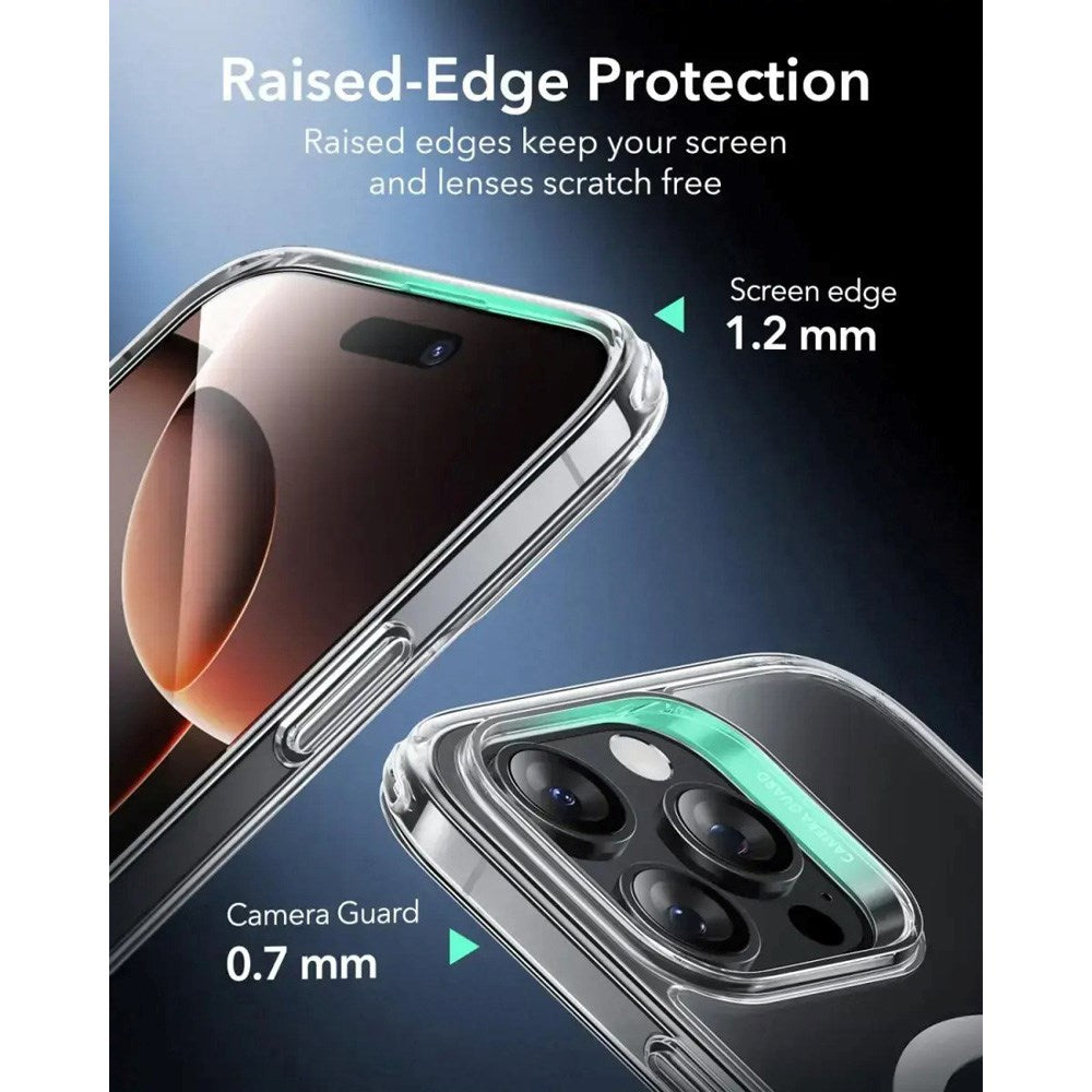 ESR iPhone 16 Pro Max Classic Hybrid Cover m. Adgang til Camera Control Knap - MagSafe Kompatibel - Gennemsigtig