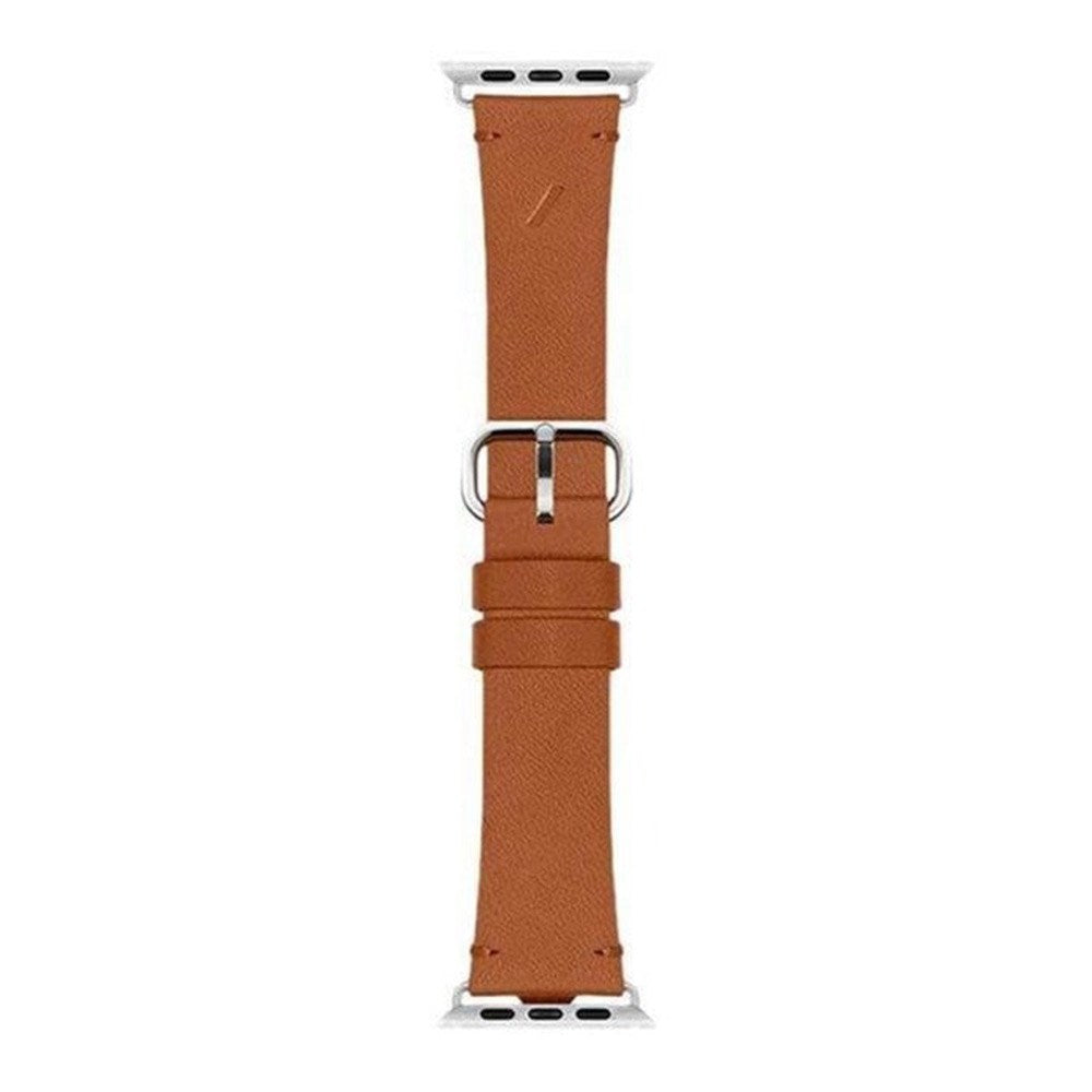 Native Union Apple Watch (38/40/SE/41/42mm) Classic Ægte Læder Rem - Brun