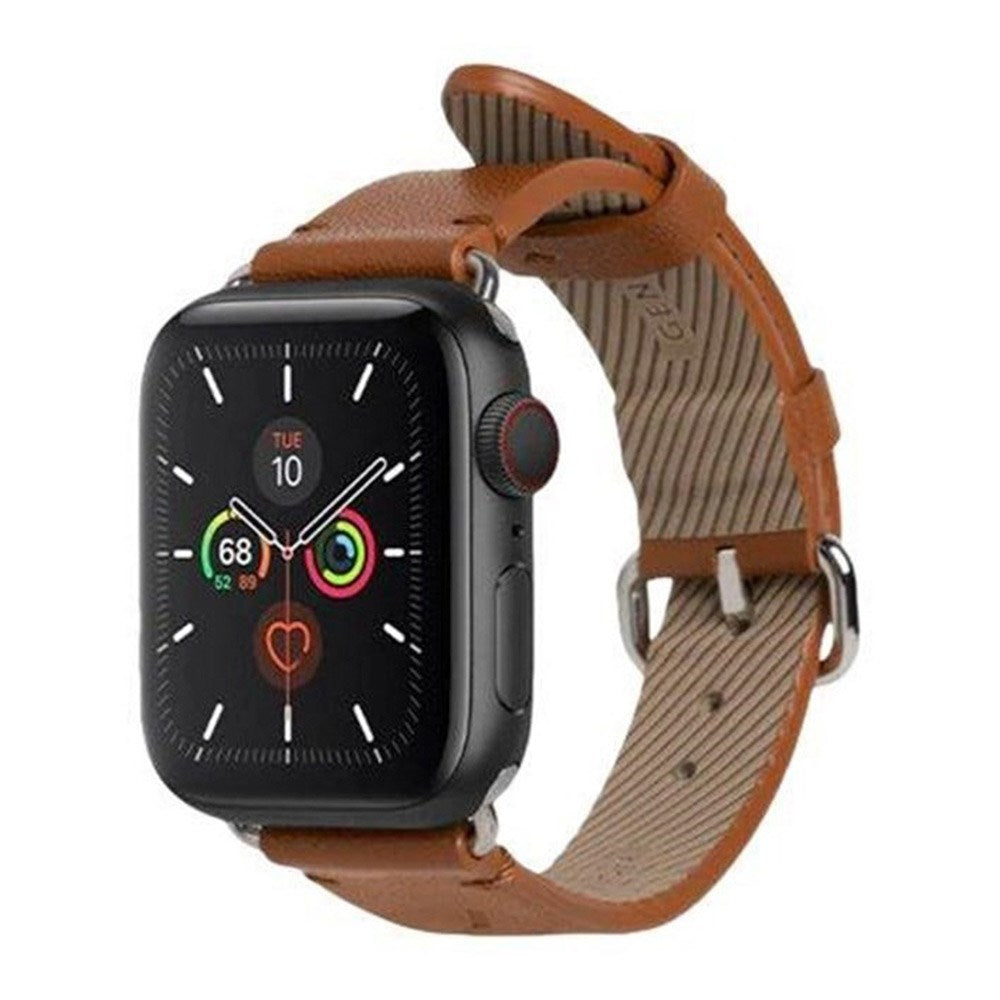 Native Union Apple Watch (38/40/SE/41/42mm) Classic Ægte Læder Rem - Brun