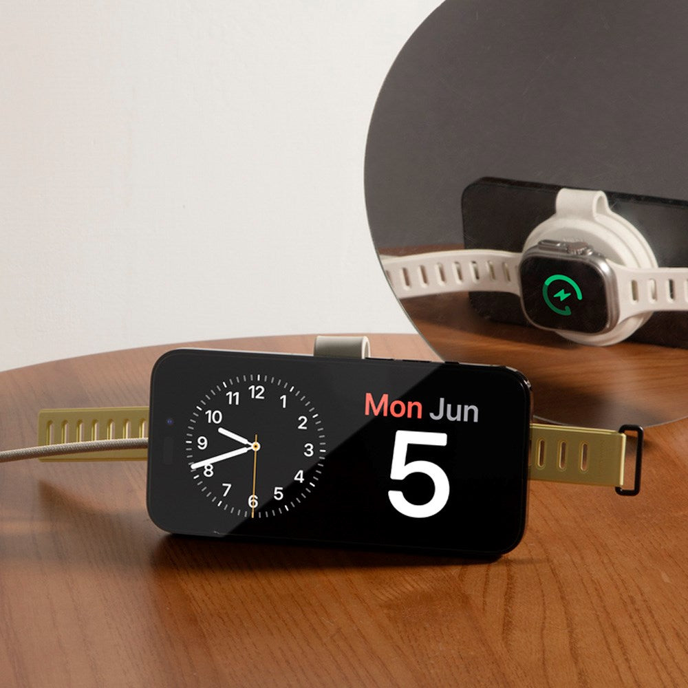 Native Union Voyage - 2-i-1 Qi2 Trådløs Oplader - Sort