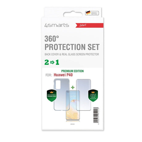 Huawei P40 4smarts 360° Protection Set (Cover + Skærmbeskyttelse)