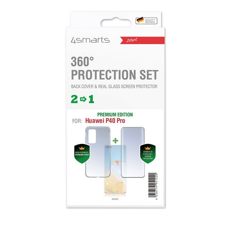 Huawei P40 Pro 4smarts 360⁰ Protection Set Premium Edition (Cover + Skærmbeskyttelse)