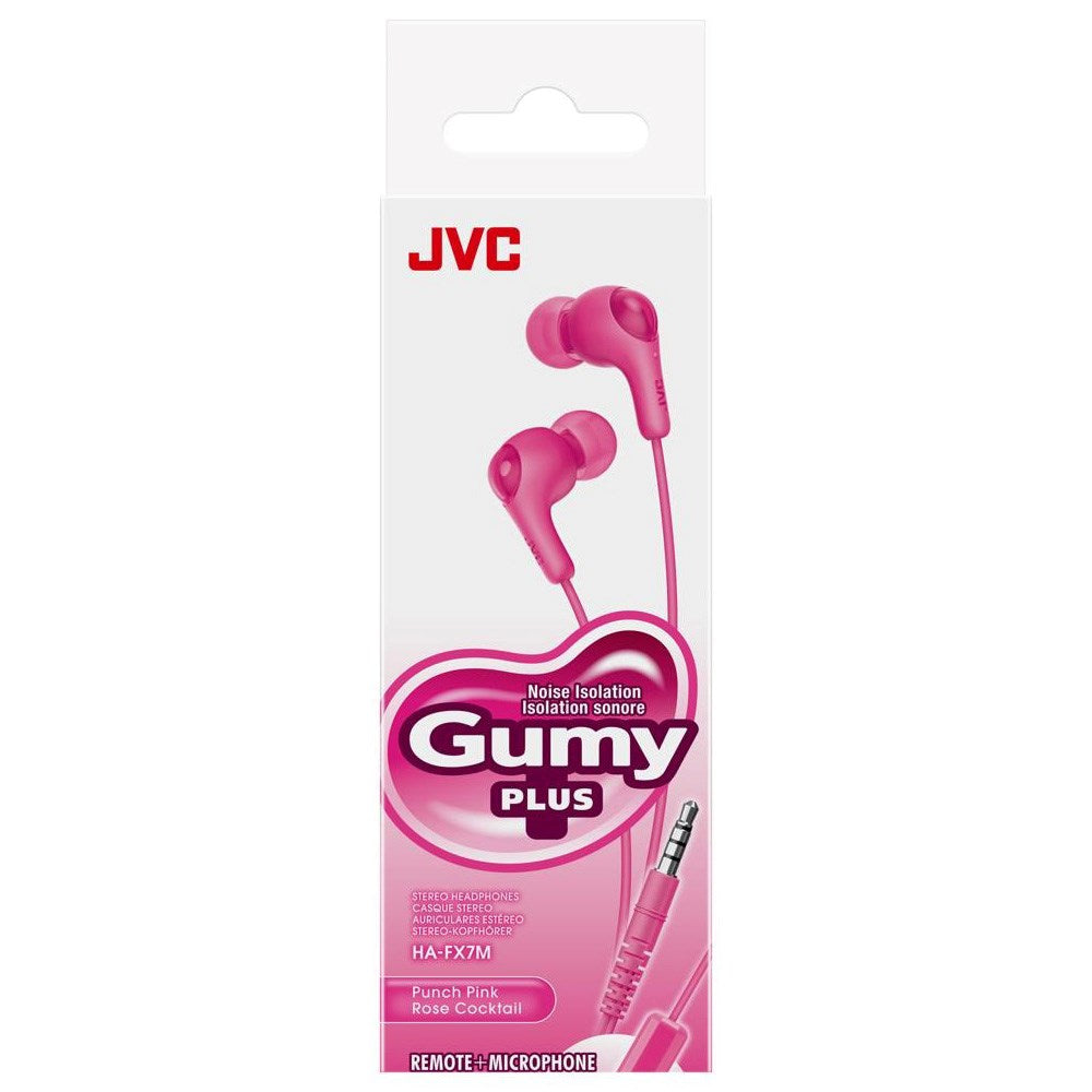 JVC Gumy Plus HA-FX7M In-Ear Headset - Lyserød