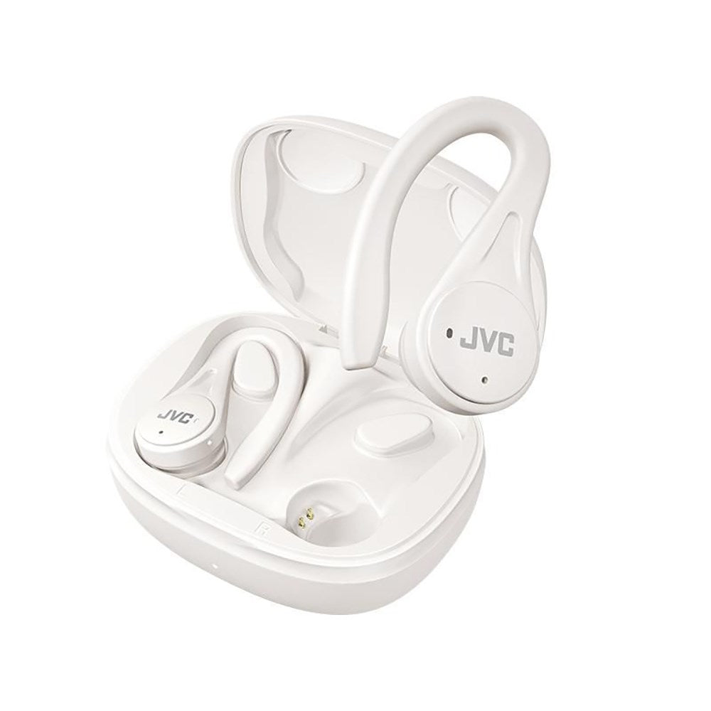 JVC Sports HA-EC25T True Wireless Høretelefoner (In-Ear) - Hvid