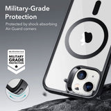 ESR iPhone 14 Plus Classic Hybrid Halolock Bagside Cover - MagSafe Kompatibel - Gennemsigtig / Sort