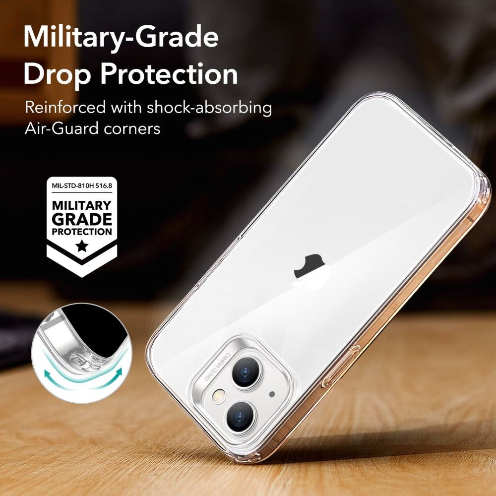 ESR iPhone 14 / 13 Bagside Cover Project Zero Slim Clear Case - Gennemsigtig