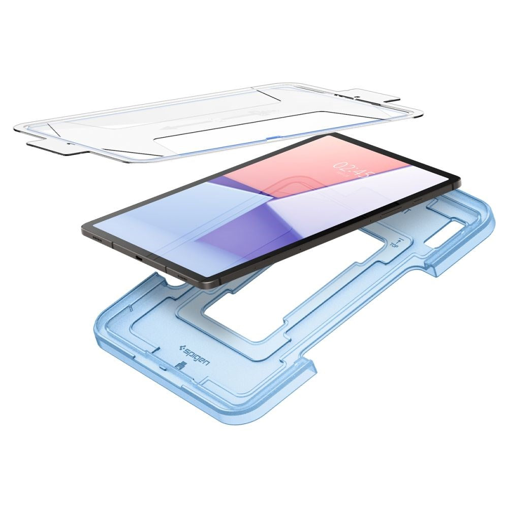 Spigen Samsung Galaxy Tab S9 EZ Fit Glas.tR Skærmbeskyttelse - Case Friendly - Gennemsigtig