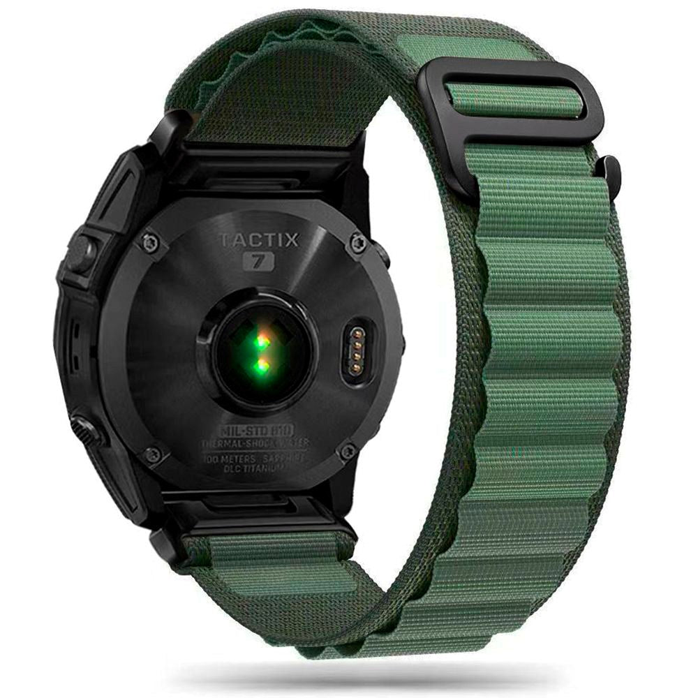 Universal Garmin 22mm Tech-Protect Nylon Pro Urrem - Grøn