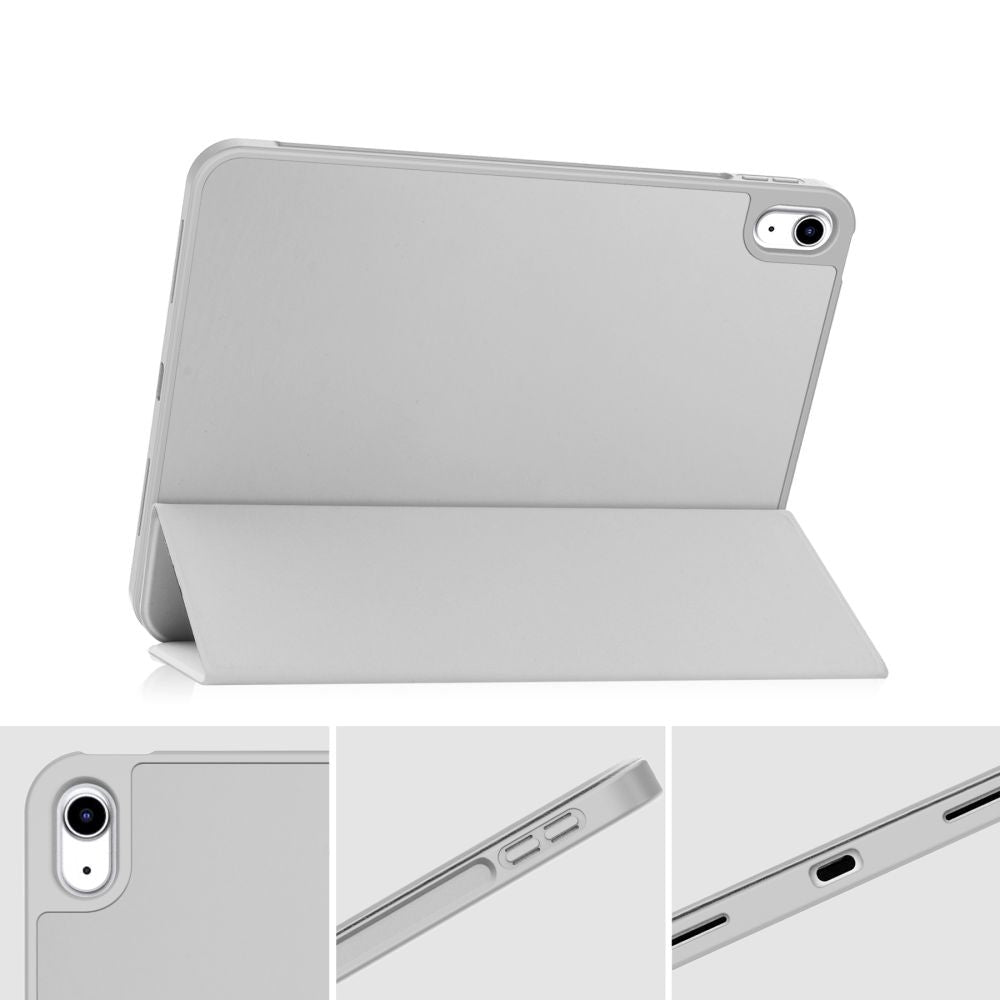 Tech-Protect iPad 11" (2025) / iPad 10.9" (2024/2022) SC Flip Cover m. Apple Pencil Holder - Grå