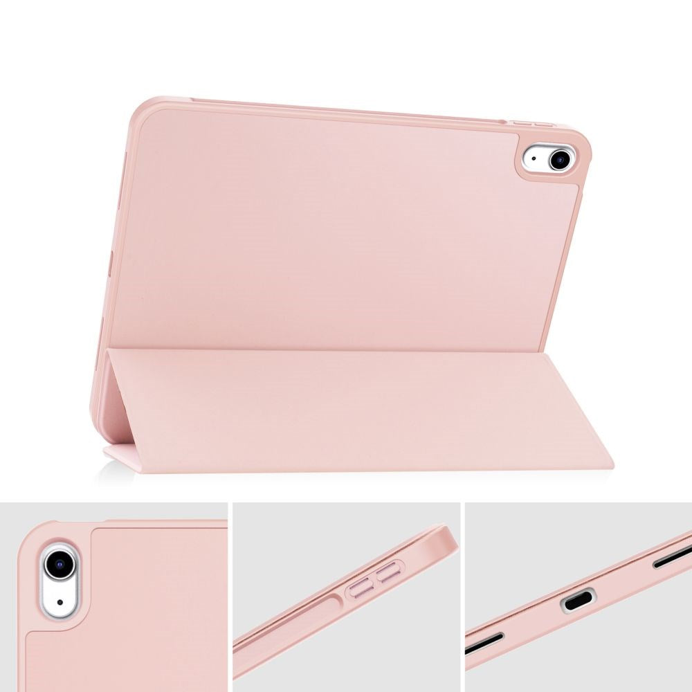 Tech-Protect iPad 11" (2025) / iPad 10.9" (2024/2022) SC Flip Cover m. Apple Pencil Holder - Lyserød