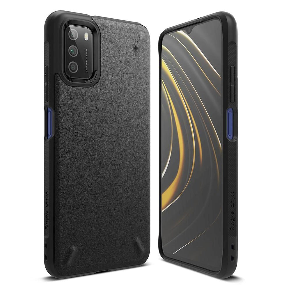 Xiaomi Poco M3 Ringke Onyx Håndværker Cover - Sort