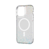 Tech21 iPhone 14 Pro Max EVO Sparkle Bagside Cover - MagSafe Kompatibel - Gennemsigtig m. Skinnende Prikker