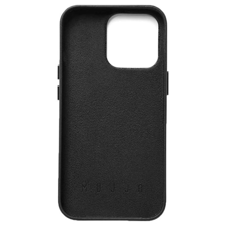 Mujjo iPhone 14 Pro Leather Wallet Cover - Sort