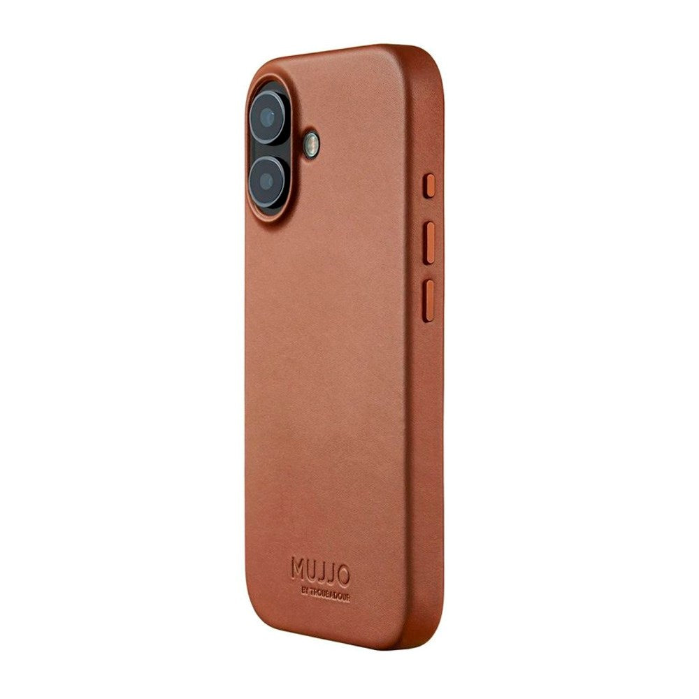 iPhone 17 Mujjo Leather Cover - MagSafe Kompatibel - Tan - (DEMO)