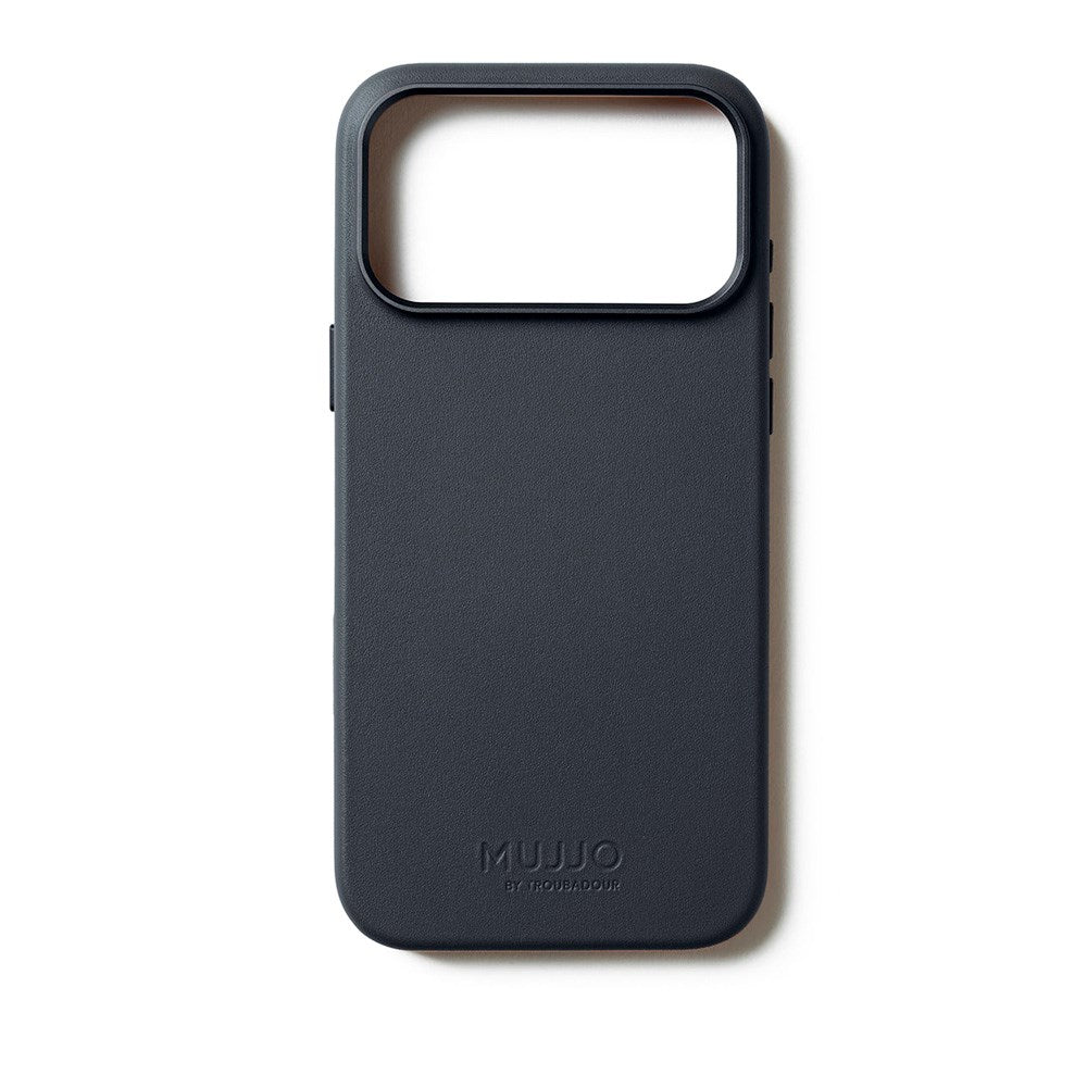 iPhone 17 Pro Max Mujjo Leather Cover - MagSafe Kompatibel - Basalt