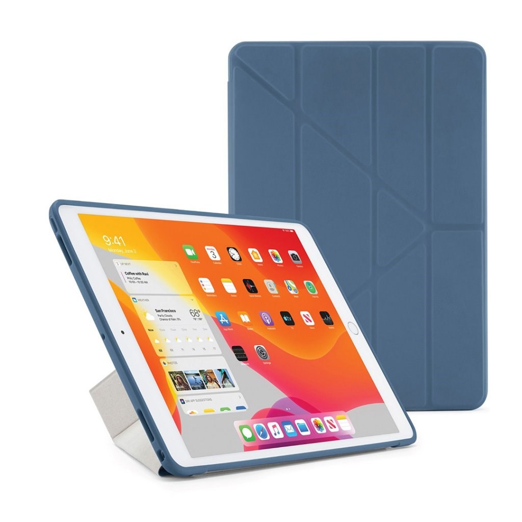 iPad 10.2" (2021 / 2020 / 2019) Cover - Pipetto Origami Case - Blå