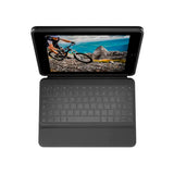 Logitech iPad 10.2" (2021 / 2020 / 2019) Rugged Folio Keyboard (Dansk Tastatur m. Flip Cover) - Graphite