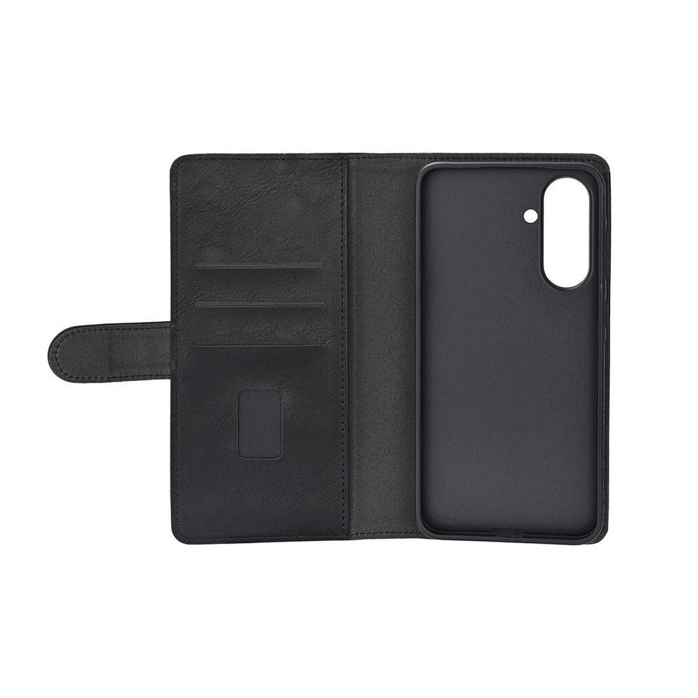 GEAR Samsung Galaxy A56 (5G) 2-in-1 Wallet Magnet Flip Cover m. Pung - Genanvendt Kunstlæder - Sort