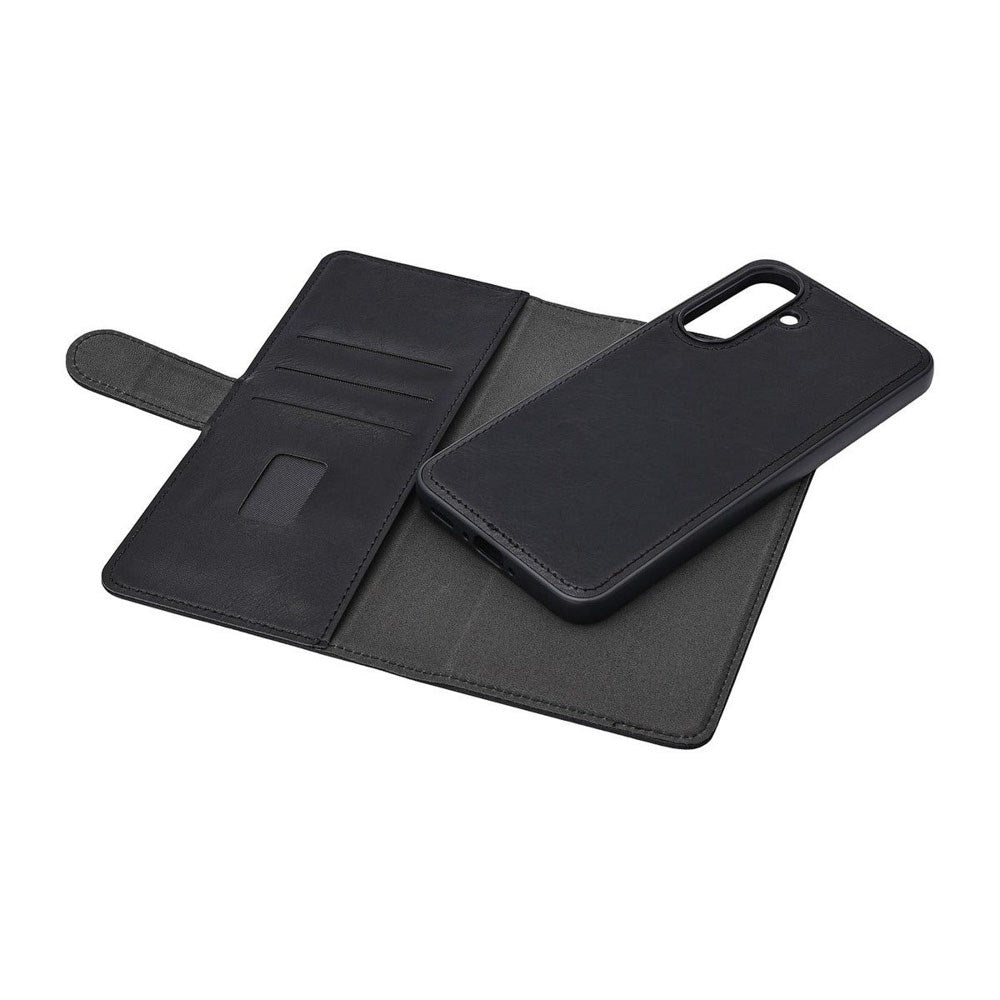 GEAR Samsung Galaxy A56 (5G) 2-in-1 Wallet Magnet Flip Cover m. Pung - Genanvendt Kunstlæder - Sort