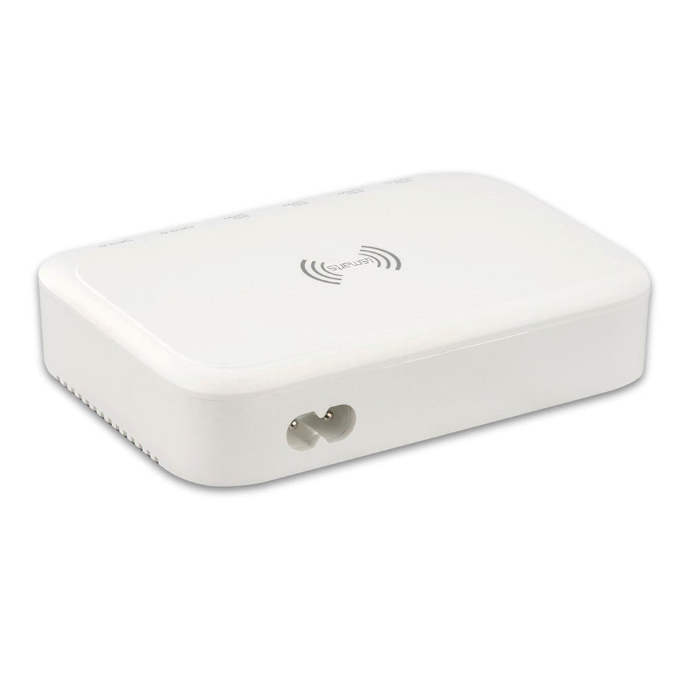 4smarts PD & PPS 100W 7-in-1 Charging Station m. Trådløs Opladning - Hvid