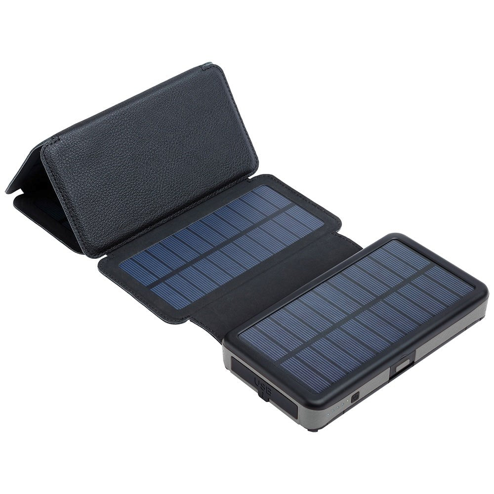 Sandberg 20W Solar Vand Resistent PowerBank m. 2 x USB-A & 1 x USB-C - 20000mAh - Sort