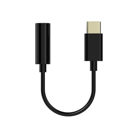 Sinox Pro USB-C til 3.5 mm Lyd Adapter - 15cm - Sort