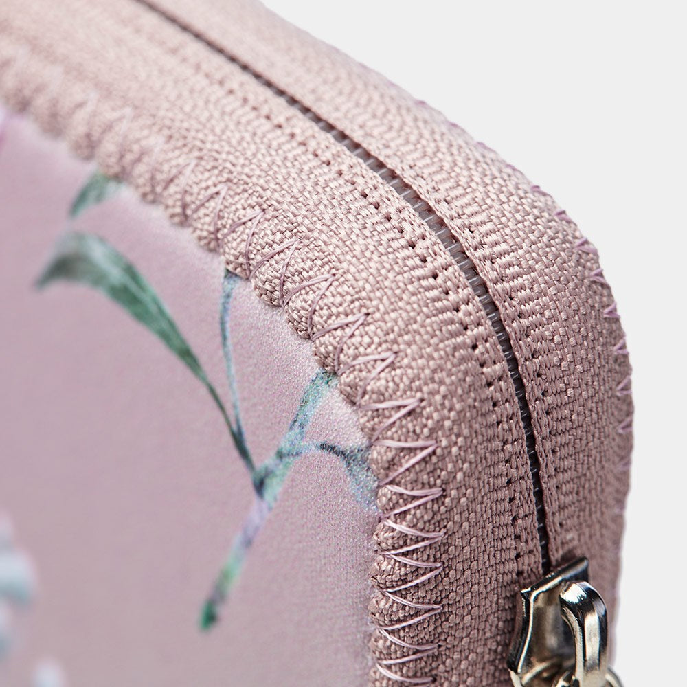 Trunk Neopren Sleeve til Laptop 14" (34,5 x 24,5 x 2 cm) - Rose Flower