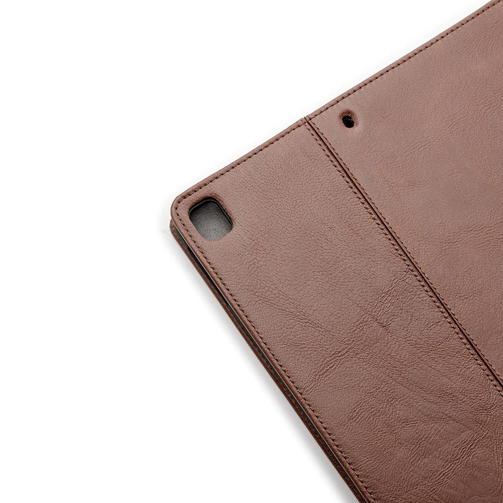 Trunk iPad 10.2 (2021 / 2020 / 2019) / Air 10.5 (2019) Flip Cover i Ægte Læder - Brown