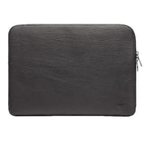 Trunk Vegansk Læder Sleeve til Laptop 16" (37 x 25.5 x 2 cm) - Black Apple Peel