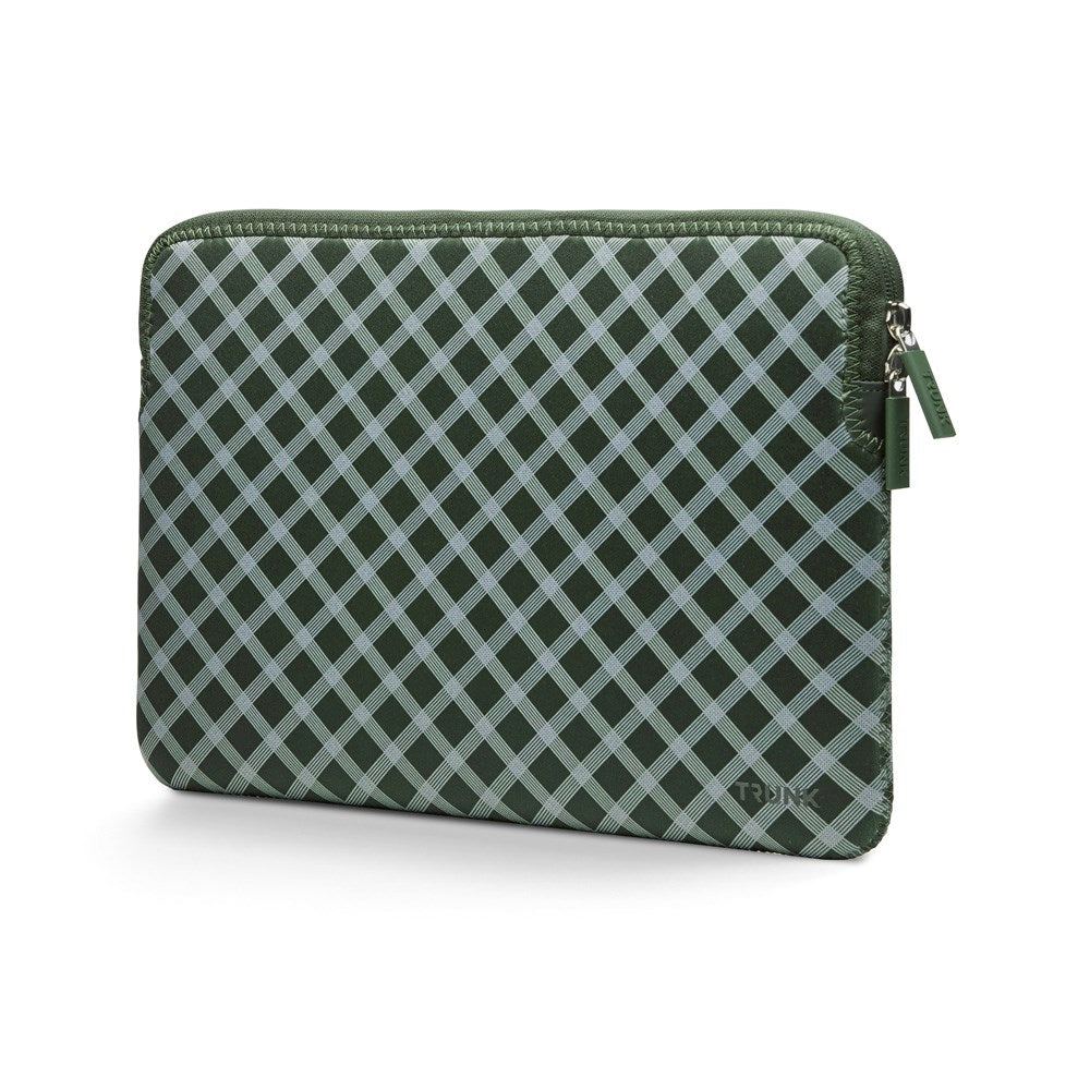 Trunk - Neoprene Sleeve - MacBook 13" (30.5 x 21.5 x 1.5 cm) - Olive Green Tartan