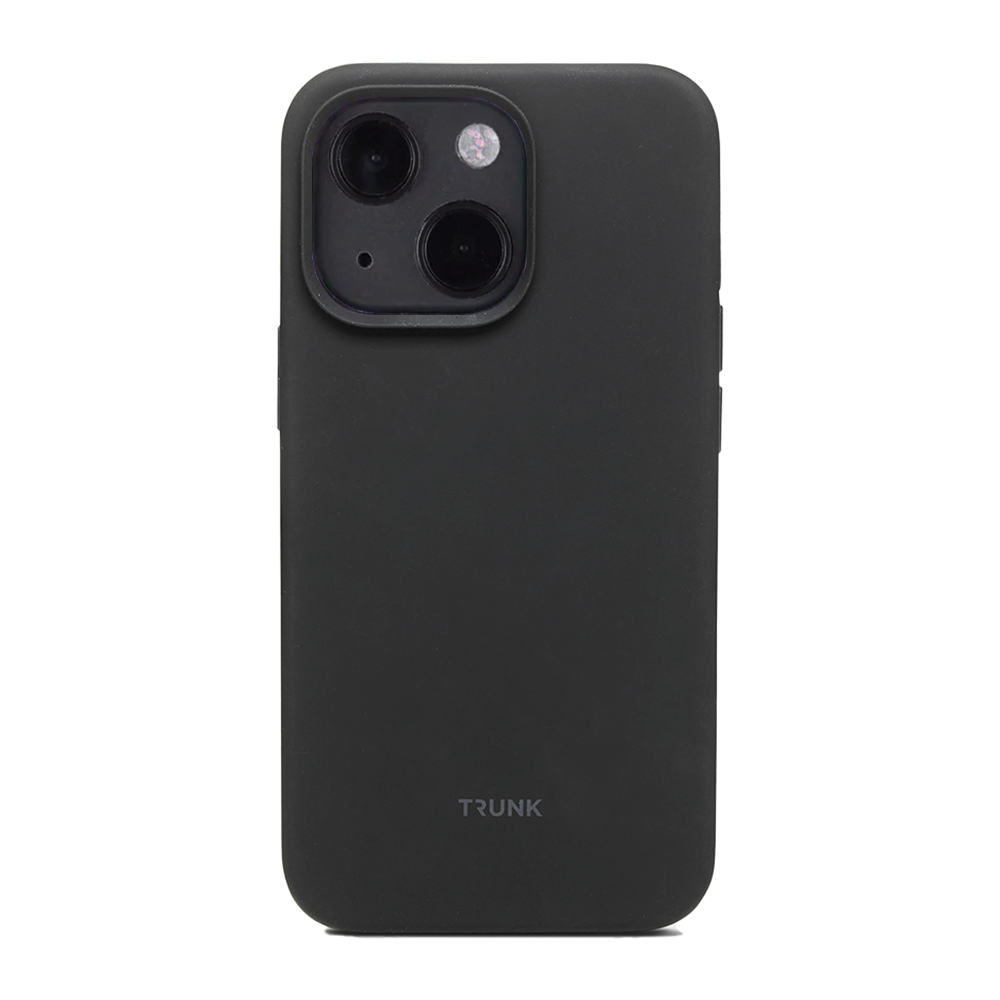 Trunk iPhone 13 Silikone Bagside Cover - Black