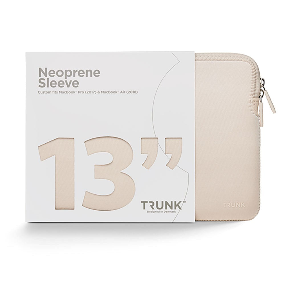 Trunk Neopren Sleeve Til MacBook & Bærbar PC 13" (32 x 22,5 x 2 cm) - Moonlight