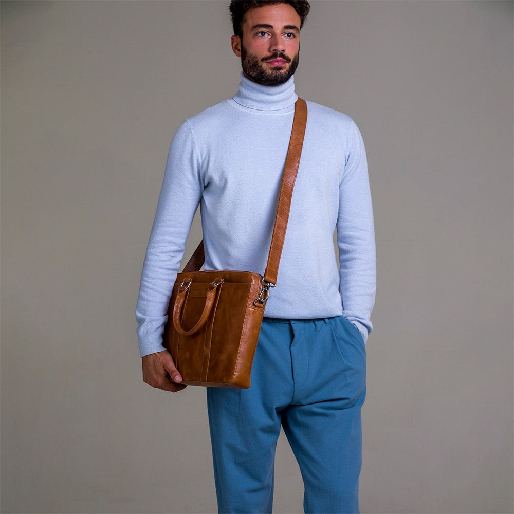 dbramante1928 Rosenborg Business Ægte Læder Laptop / MacBook Taske (24 x 34,5cm) - Tan