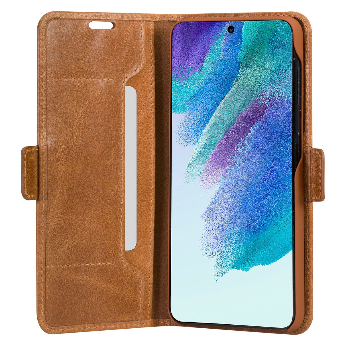 Samsung Galaxy A53 dbramante1928 Copenhagen Slim Læder Flip Cover m. Kortholder - Brun