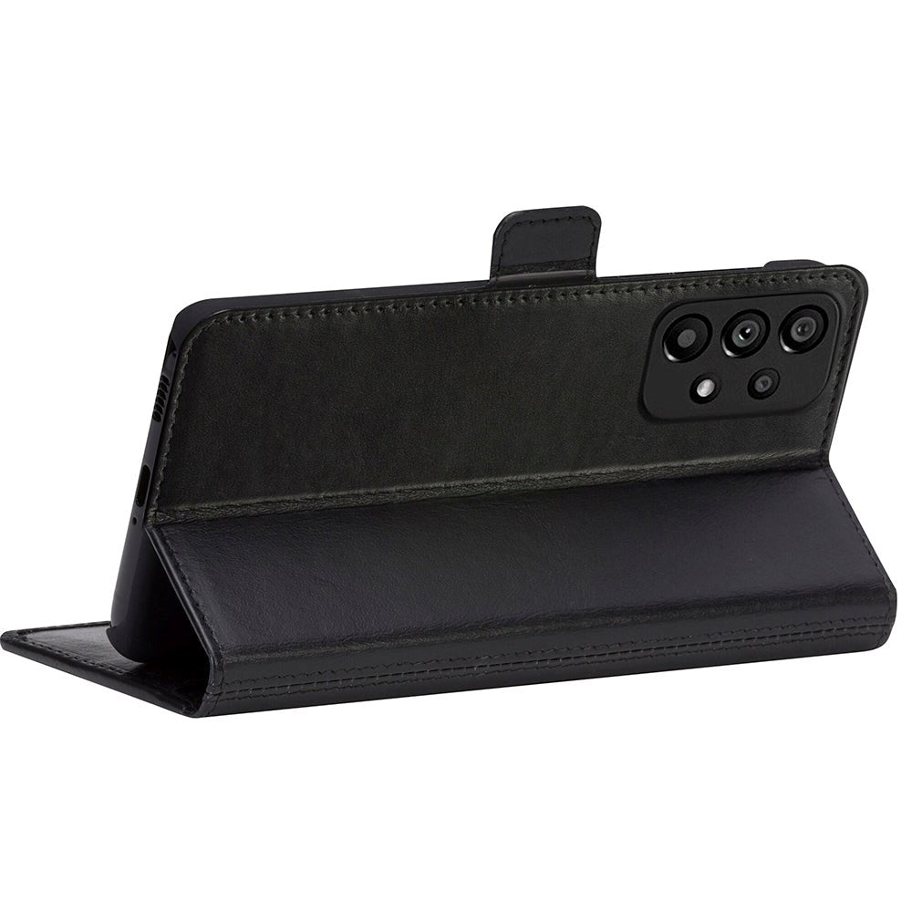 Samsung Galaxy A53 dbramante1928 Copenhagen Slim Læder Flip Cover m. Kortholder - Black