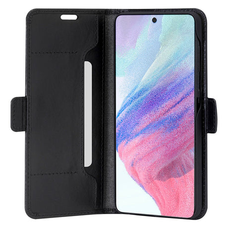 Samsung Galaxy A53 dbramante1928 Copenhagen Slim Læder Flip Cover m. Kortholder - Black